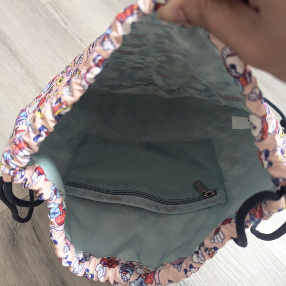 Kids Cartoon Print Drawstring Backpack - Picture 4 of 6